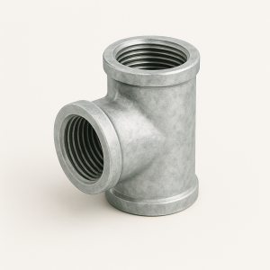 Тройник оцинкованный приварной ДУ 133 в наличии в Белгороде