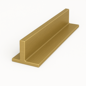 Латунный профиль Т-образный 20 мм Л63 в наличии в Белгороде