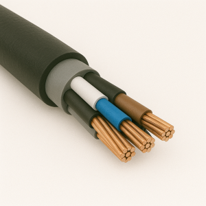 Кабель контрольный алюминиевый АКВБбШв 5х2,5 многожильный круглый в наличии в Белгороде