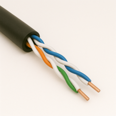Витая пара F/FTP 5е 4 пары 24 AWG экранированная