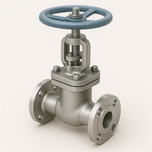 Задвижка нержавеющая фланцевая Ду 125 Ру 16 в наличии в Белгороде