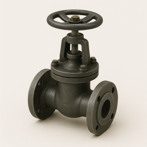 Задвижка чугунная фланцевая ДУ 100 РУ 10 30ч6бр в наличии в Белгороде