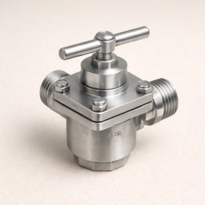 Кран пробковый 3-х ходовой ВР/ВР/ВР AISI 316L DN 25 в наличии в Белгороде